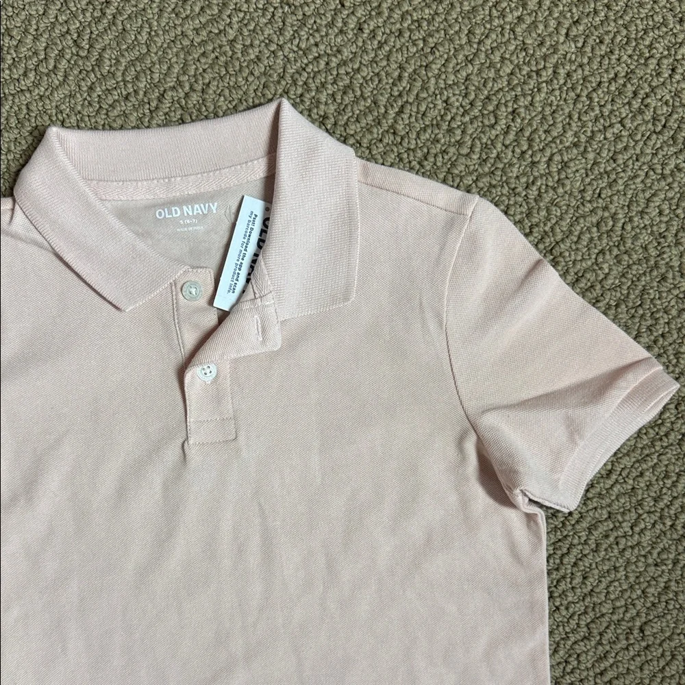 Old Navy Light Peach Kids Polo